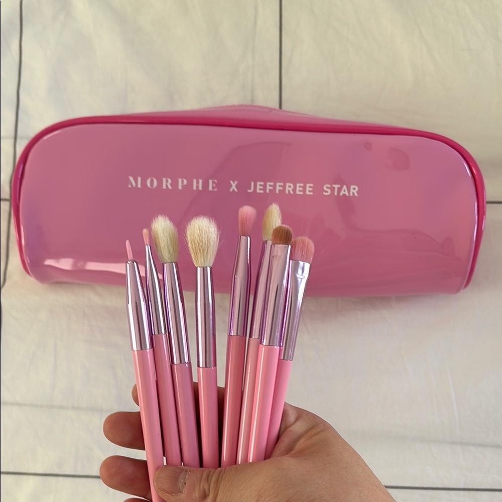 Morphe Pink Brush Set with Case